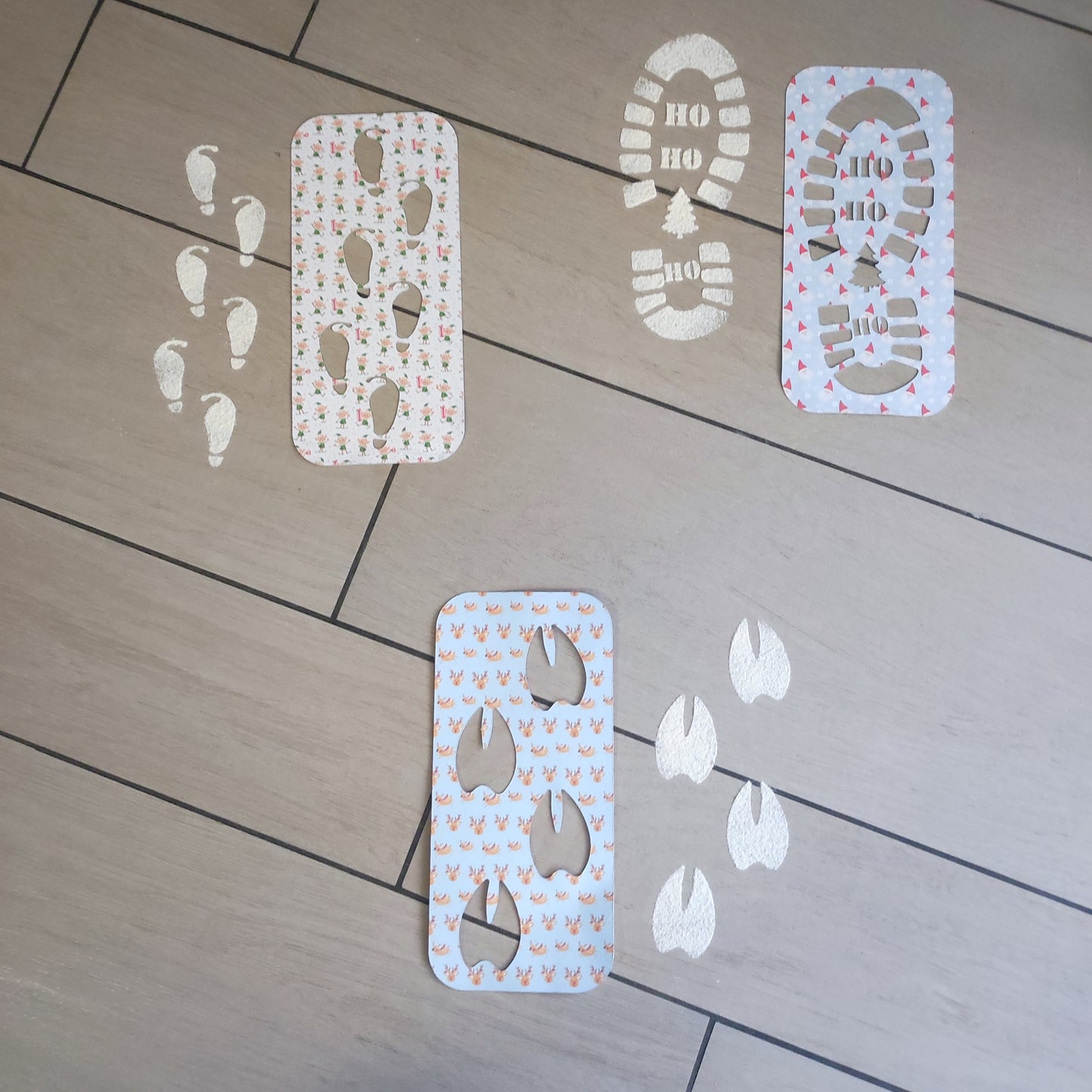 Stencil impronte natalizie