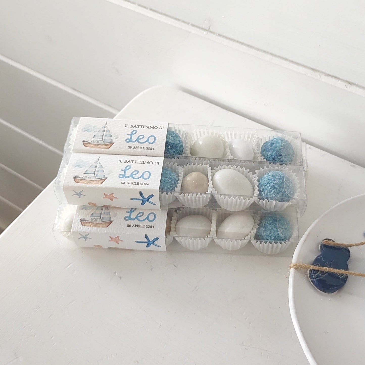 Scatola con confetti personalizzata