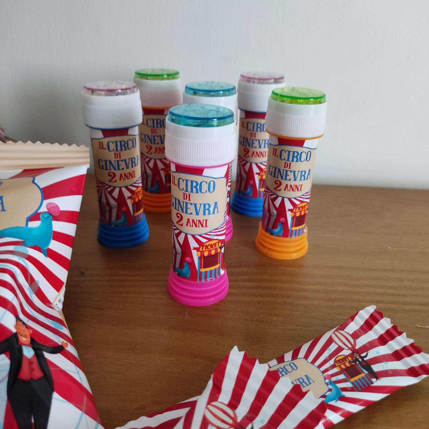 Bolle di sapone classiche personalizzate