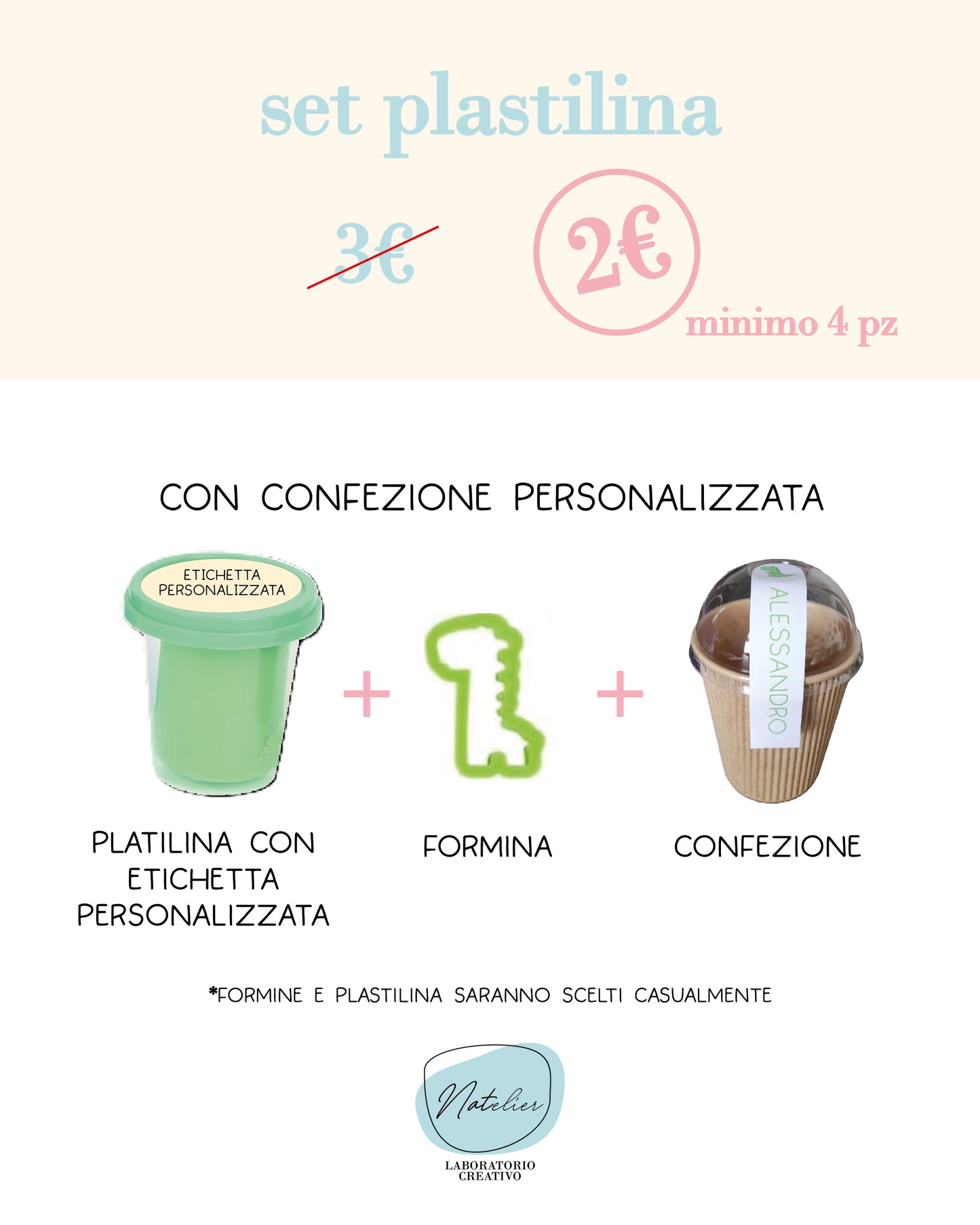 Set plastilina personalizzata
