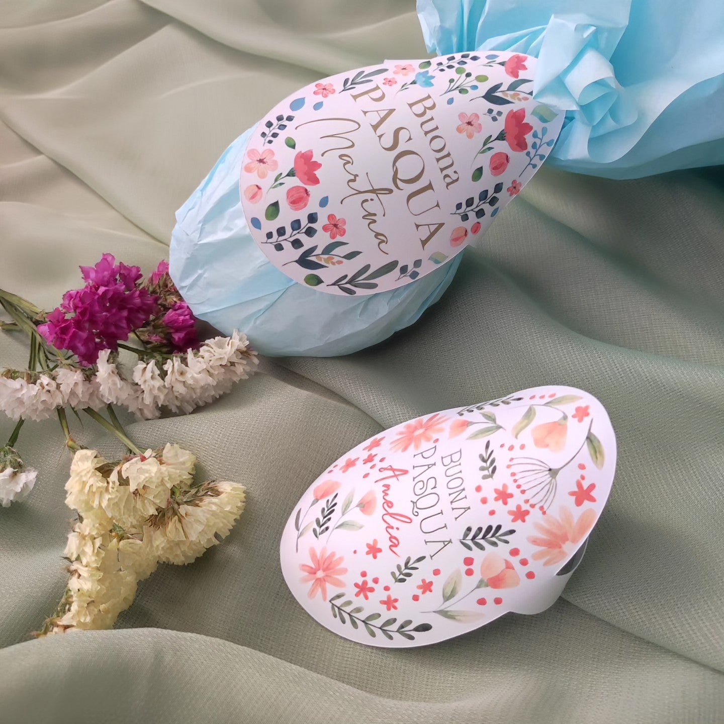 Etichetta personalizzata per uova di pasqua