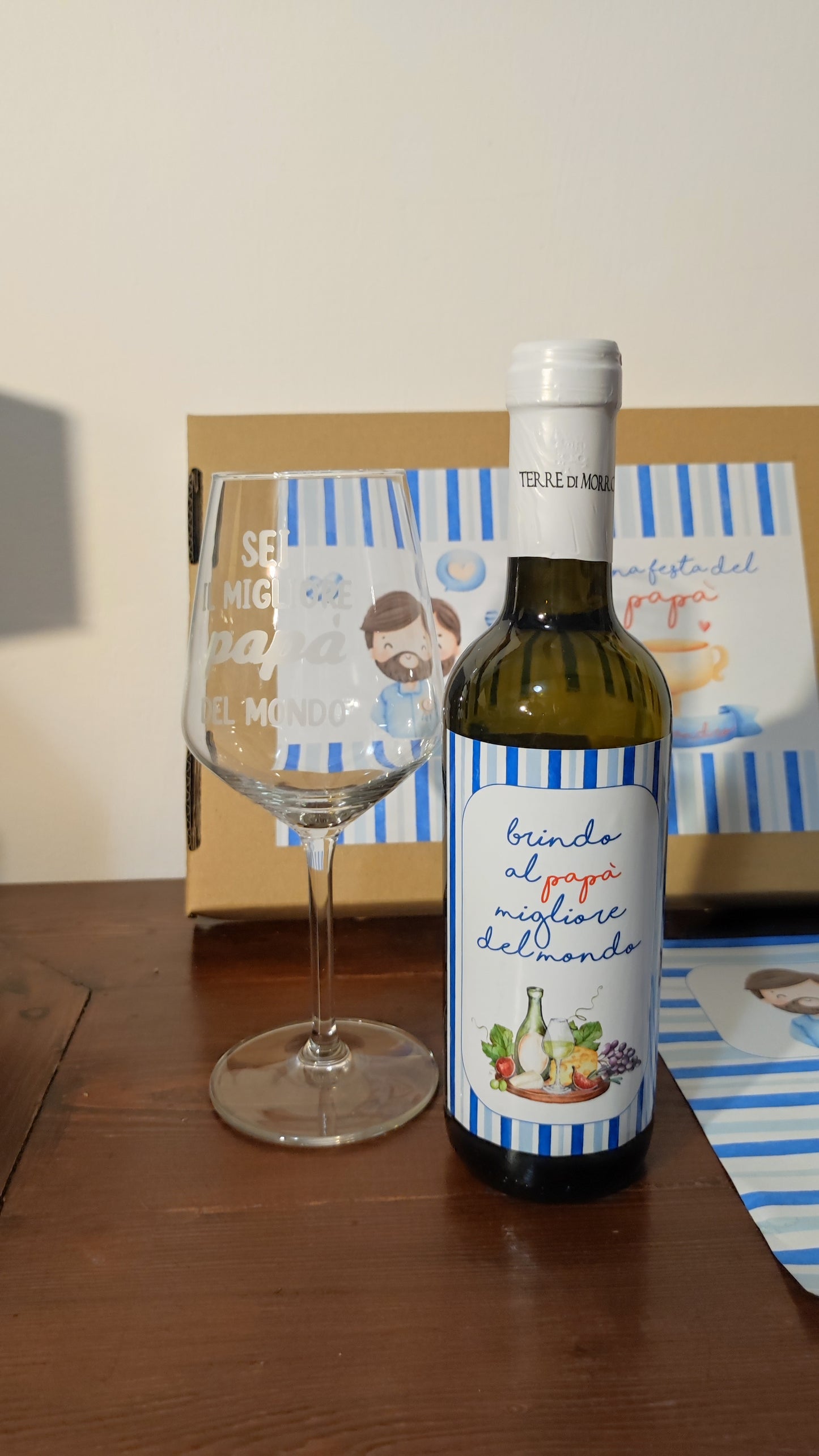 Set vino festa del papà