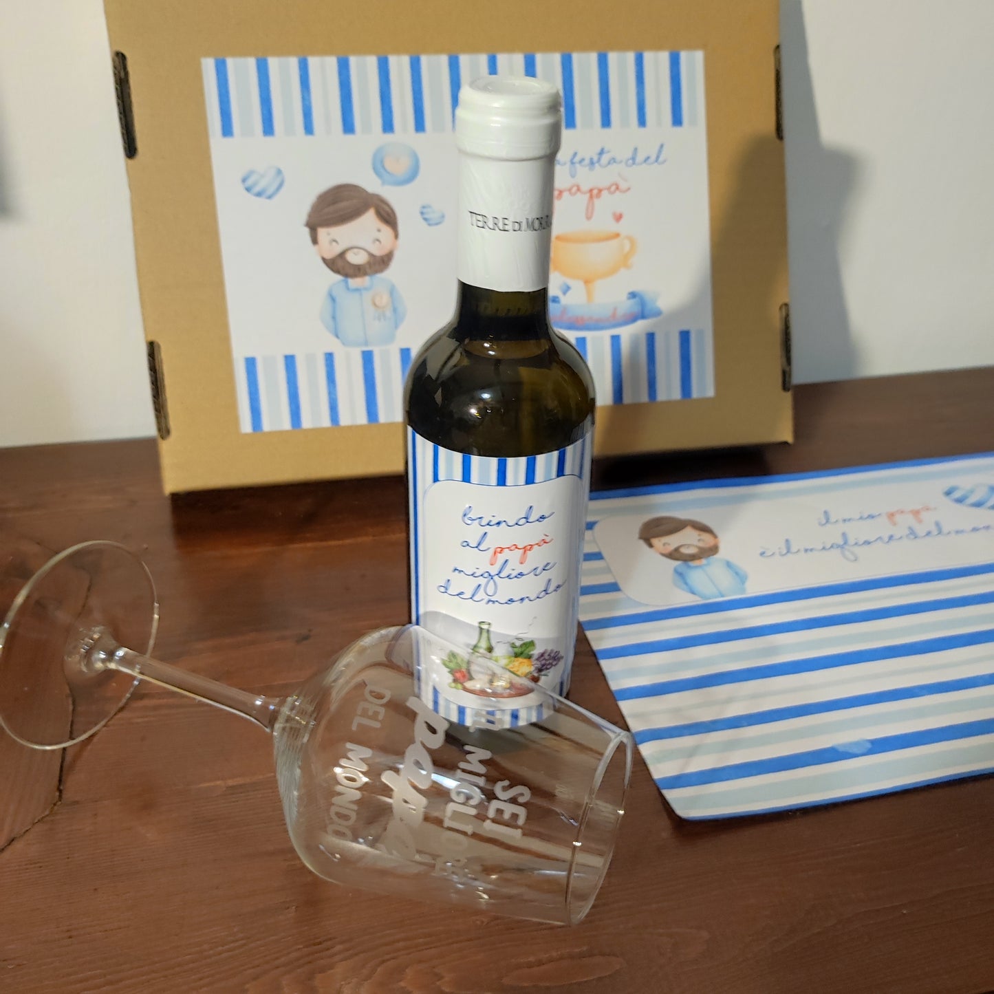 Set vino festa del papà