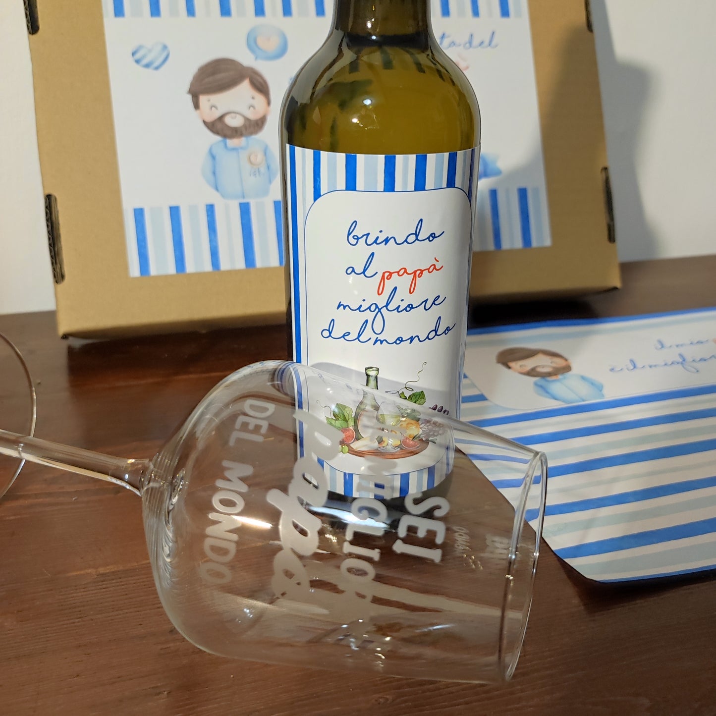 Set vino festa del papà