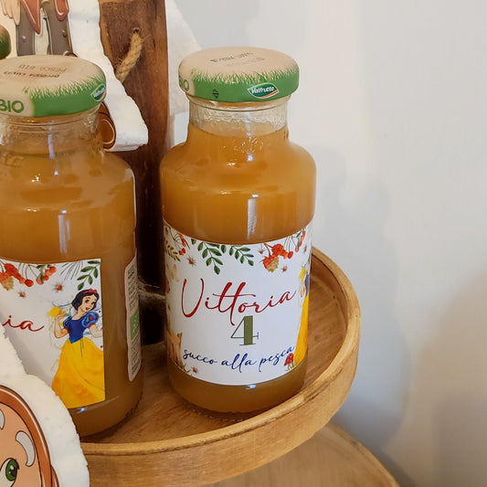 Bottigliette succo di frutta personalizzate