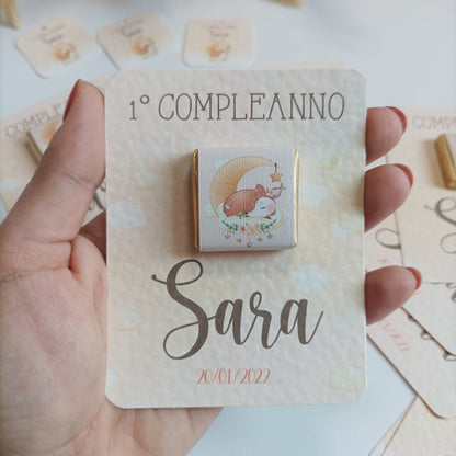 Cioccolatini personalizzati con tag