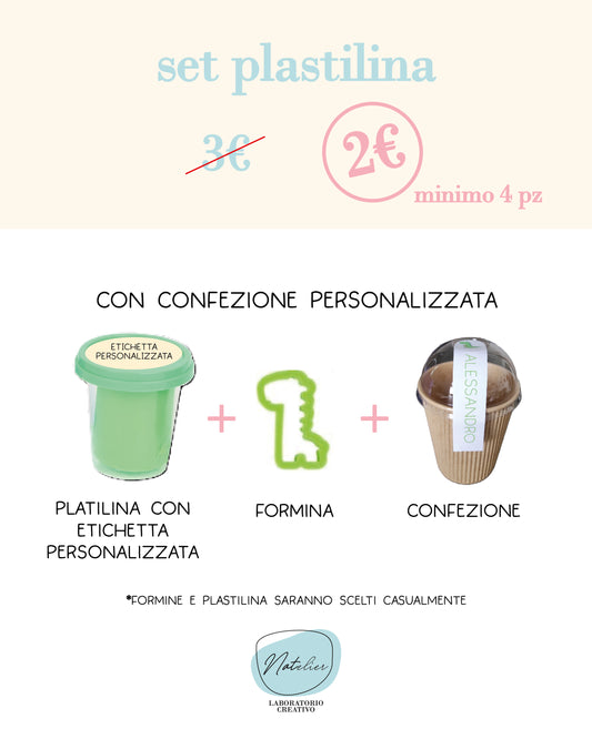 Set plastilina personalizzata