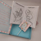 Scatola a forma di libro Tema Alice nel paese delle meraviglie, regalo per festa